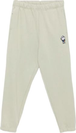 Chocoolate Broek met geborduurde beer - Groen