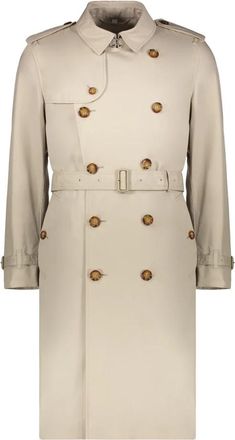 Burberry Trenchcoat - Heren - Trenchcoats - Beige - 3XL - Katoen - Jassen