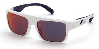 Adidas Sport SP0037 21Z Mens Sunglasses White Size 59