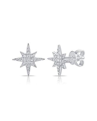 Sabrina Designs 14K 0.12 Ct. Tw. Diamond Star Earrings