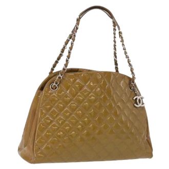 Chanel Borsa a spalla vintage in vernice Pre-owned - - Pre-owned - Donna - Marrone - ONE SIZE