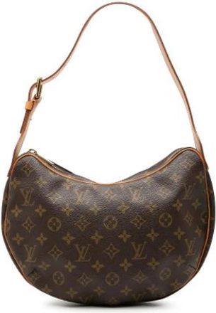 Louis Vuitton Pre-owned Croissant MM - Dames - Vintage Schoudertas - Bruin - ONE Size - Leer - Vintage