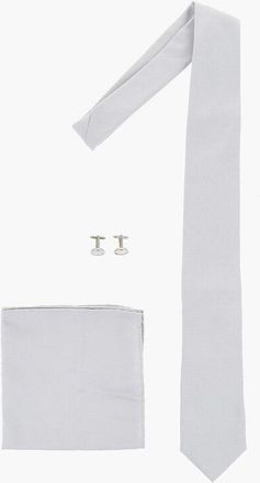 Corneliani Silk Blend Tie-Cufflinks-Pocket Square Set size Unica