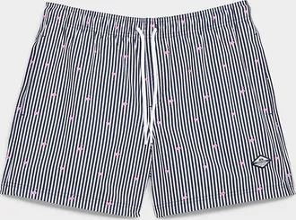 Jack & Jones Mens Mini pattern and twin-stripe swim trunk