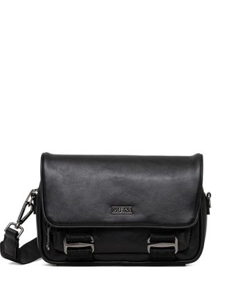 Guess Co black briefcase-style shoulder bag - men - Polyurethane - OS