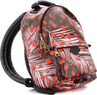 Louis Vuitton Palm Springs Limited Edition Monogram Jungle Dots PM backpack - women - Fabric - One Size - Brown