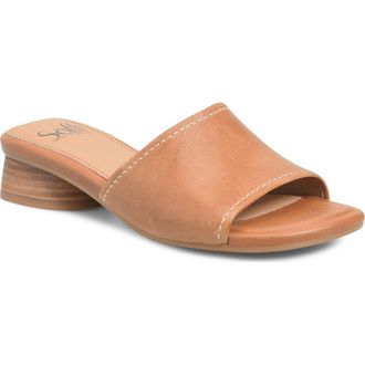 S&ouml;fft Sahara Slide Sandal in Honey at Nordstrom, Size 9.5