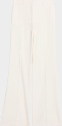 LoveShackFancy Enly Wool-Blend Wide Leg Pants