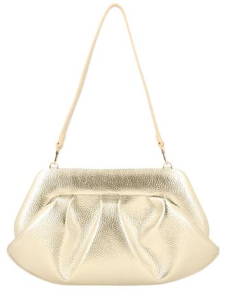 Themoir&egrave; Bios Baguette Polyurethane-Blend Ruched Shoulder Bag
