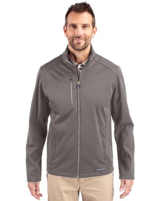 Cutter & Buck Evoke Eco Softshell Recycled Full Zip Mens Jacket