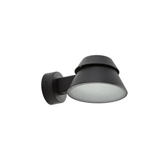 Lucande L&aacute;mpara de pared led exterior de aluminio negro