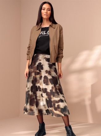 Heine Jackenblazer HEINE Blouson, Damen, Gr. 34, braun, 64% Baumwolle, 36% Polyamid, Blazer Jackenblazer