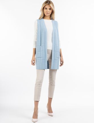 Usha WHITE LABEL Gebreid Vest Lang lynnea