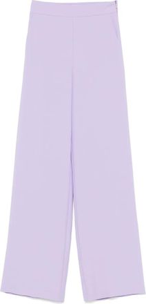 Patrizia Pepe Pantaloni in crêpe - Viola
