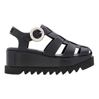 Stella McCartney Schoenen, Dames, Zwart, 40 EU, Elyse Platform Sandalen