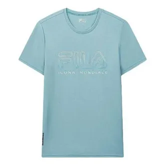 Fila Hollow Out Subject Printing Short Sleeve Green F11M038120F-TQ