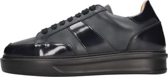 Rogal's Tago 1 Abrasivatoblu - Heren - Sneakers - Zwart - 45 EU - Leer - Schoenen