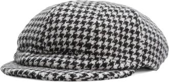 Dolce & Gabbana Cappello pied-de-poule con tesa corta - Nero