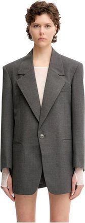 Marine Serre Donna, Giacche, Grigio, L, new