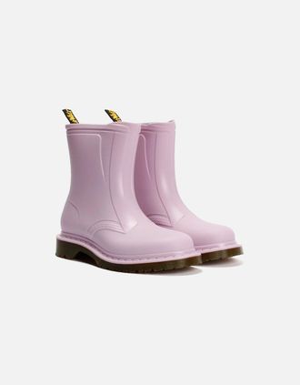 Dr. Martens Womens Dr. Martens 1460 Rain Pull On Womens Lilac Boots - Pink - Size: 7