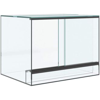 vidaXL vidaXL Terrario con archiviazione Trasparente 40 x 30 x 30 cm Vetro
