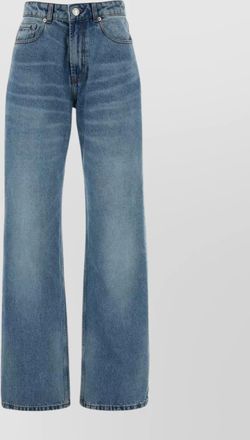 Ami denim wide-leg jeans