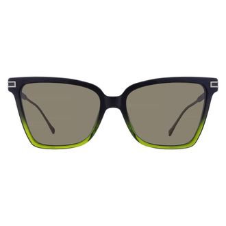 Ferragamo Green Butterfly Ladies Sunglasses SF2036S 316 56