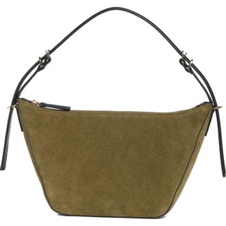 Madewell The Keeper Suede Shoulder Bag in Aged Olive at Nordstrom Rack