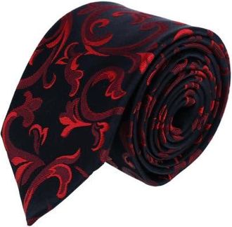 Trafalgar Store Daddy & Me Christian the Romantic Brocade Silk Neckties in Red at Nordstrom