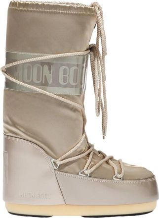 Moon Boot MB Icon Glance Boot - Dames - Winterlaarzen - Geel - 39 EU - Leer - Schoenen