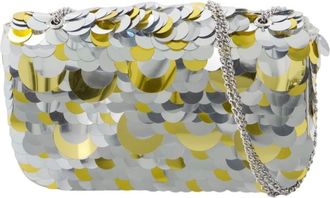 Paco Rabanne Bolso Mini de Hombro Sparkle - Bags - Mujer - Amarillo - ONE SIZE