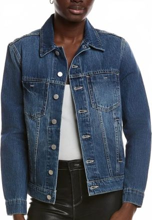 L'agence Mack Denim Jacket In Blue