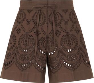 P.A.R.O.S.H. Casual Shorts, female, Brown, Size: XS Short Chocolate
