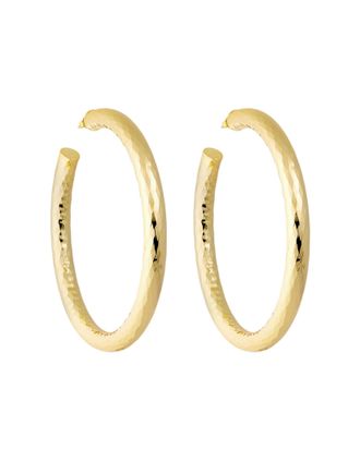 Machete Jewelry 2 Wavelet Hoops in Gold
