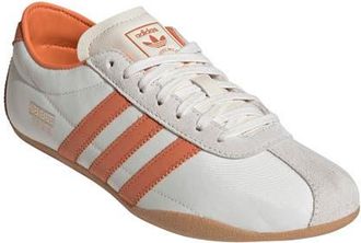 adidas Tokyo Low Top Sneaker in Off White/Dusky Orange/Gold at Nordstrom, Size 7.5