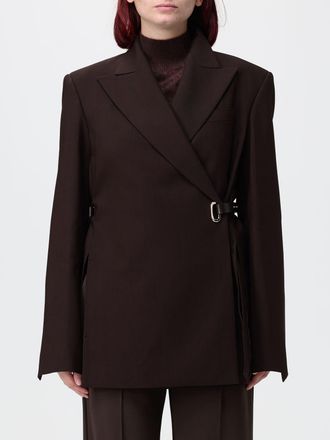 Sportmax Blazer corto a portafoglio in viscosa stretch con rever a lancia