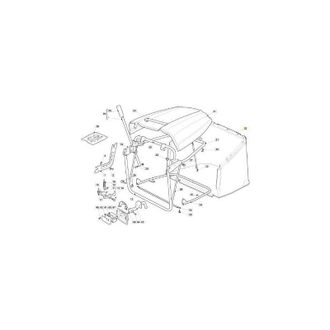 OEM Tela Bolsa Recolectora Para Tractor Cortac&eacute;sped Ggp - 182105921/0