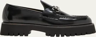 Gucci Sylke Leather Bit Loafers