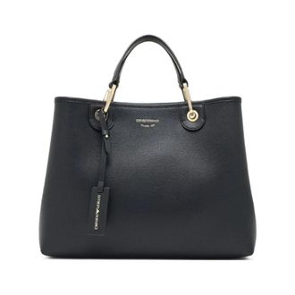 Emporio Armani MyEA Imitation Grained Leather Tote