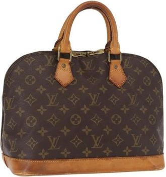 Louis Vuitton Pre-owned Handbags, female, Brown, Size: ONE SIZE Pre-owned Vintage Canvas Handbag