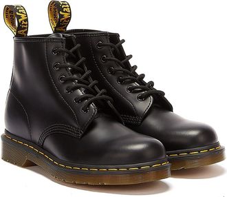 Dr. Martens Shop Voor Dr. Martens 101 Gladleren Heren Zwarte Laarzen