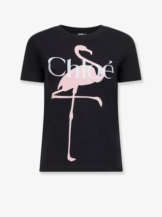 Chlo&eacute; T-shirt in cotone con stampa - CHLOE - gender_Woman