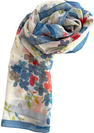 Borbonese White Silk Women Womens Scarf