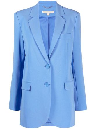 Michael Michael Kors notched-lapels single-breasted blazer - Blue