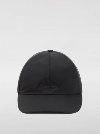 Brioni Cappello Brioni in tessuto con logo ricamato