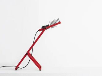 Artemide Sintesi Table Lamp Red