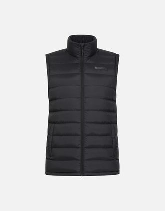 Mountain Warehouse Mens Mountain Warehouse Mens Seasons II Padded Gilet - Black - Size: 46/Regular