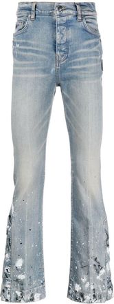 Amiri paint-splatter detail jeans - men - Polyester/Spandex/Elastane/Cotton - 29 - Blue