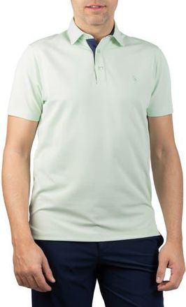 Tailorbyrd Micro Grid Performance Polo in Aloe at Nordstrom Rack, Size Xx-Large