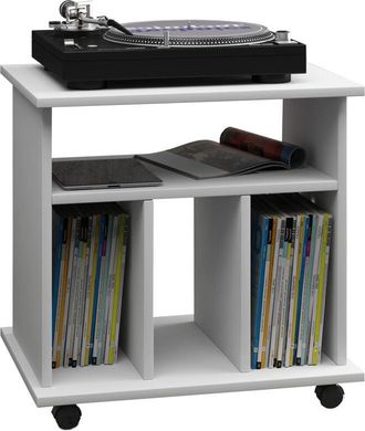 ebuy24 Ebuy24 - Estante De Madera Vcm De Pie Estante De Ahorro De Espacio Dimensiones: Al. 107 X An. 34 X P. 30 Cm Estante Elegante De Pie Estante De Almacen